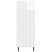Credenza Bianco Lucido 34,5 x 33 x 92 cm Legno ingegnerizzato - Foto miniatura 4