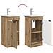 Mobile da bagno con lavabo Rovere Artigianale 42 x 40 x 84,5 cm - Foto miniatura 7