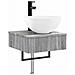 Set di Armadi da Bagno 5 pcs Sonoma grigio 43 x 11,5 x 60,5 cm - Foto miniatura 5