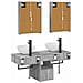 Set di Armadi da Bagno 5 pcs Sonoma grigio 43 x 11,5 x 60,5 cm - Foto miniatura 8