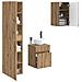 Set di mobili per il bagno 3 pz Rovere Artigianale - Foto miniatura 5
