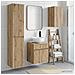 Set di mobili per il bagno 3 pz Rovere Artigianale - Foto miniatura 8