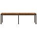 Panchina da giardino 161 x 35 x 45 cm Legno di Acacia Massello - Foto miniatura 3