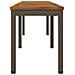 Panchina da giardino 161 x 35 x 45 cm Legno di Acacia Massello - Foto miniatura 4