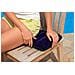 68672 -  Cuscino Camping Floccato Blu, 43x28x9 cm - Foto miniatura 4