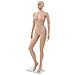 Manichino Donna Sexy Base in Vetro 180 cm Beige - Foto miniatura 1