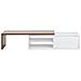Mobile Tv In Legno Bianco E Scuro Yonkers - Foto miniatura 5