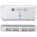 Hub Usb Tascabile 4 Porte Silver - Foto miniatura 1