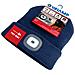 Capellino Con Luce Frontale Torcia Led Ricaricabile Blu - Foto miniatura 2