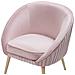 Poltrona In Velluto Rosa Tromso - Foto miniatura 8