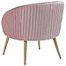 Poltrona In Velluto Rosa Tromso - Foto miniatura 6