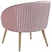 Poltrona In Velluto Rosa Tromso - Foto miniatura 12