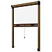 Zanzariera A Rullo 140x170 Bronzo Avvolgibile Riducibile Con Frizione Finestra Kit Zanzariere - Foto miniatura 1