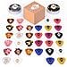 Scegli Geek Cube - 2 Set Di Guitar Picks Premium Per La Vostra Elettrica Acustica O Bass Guitar - Celluloide Delrin - X Pesante Pesante Media Light - In 2 Metal Pocket Scatole - Un Regalo Perfetto - Garantito - Foto miniatura 4