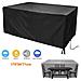 Copertine Tavolo Da Giardino Giardino Di Copertura Di Mobili Rettangolare Impermeabile Di Copertura Per Mobili Da Giardino Coperture Heavy Duty Tavolo Esterno Per Patio Furniture Set - 170x94x70cm - Foto miniatura 1
