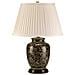 Lampada Da Tavolo Piccola 1 Luce Nero, Oro, E27 - Foto miniatura 2