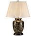 Lampada Da Tavolo Piccola 1 Luce Nero, Oro, E27 - Foto miniatura 3