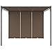 Gazebo da Giardino con Tenda Laterale 3x3x2,25 m Talpa - Foto miniatura 3