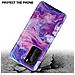 Custodia Compatibile Con Huawei P40 Pro In Marmo Rosa Viola No. 19 - Coperchio Protettivo In Silicone Tpu Con Motivo A Mosaico - Foto miniatura 4