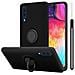 Custodia Compatibile Con Samsung Galaxy A50 / A50s / A30s In Liquid Nero - Coperchio Protettivo In Silicone Tpu Flessibile Con Anello - Foto miniatura 1