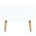 Tavolino Salotto Bianco Rovere Sonoma 100x49,5x43cm Multistrato - Foto miniatura 5