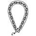 Catena In Acciaio Zincato Loops Per Bicicletta, Cancelli, Ø 6mm, 0.6m, Guaina Pvc, Blister - - Foto miniatura 2