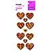 11 Adesivi 3d - Cuori Rossi E Oro - Foto miniatura 1