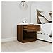 Comodini 2 Pz Con Cassetto Rovere Marrone - Foto miniatura 4