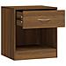 Comodini 2 Pz Con Cassetto Rovere Marrone - Foto miniatura 7