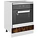 Mobile da Forno “Riga” Rovere Fumo 60x46x81,5 cm - Foto miniatura 6