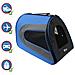 Pieghevole Porta Cani E Gatti Yatek, Borsa Da Trasporto Impermeabile Imbottita, Dimensioni 48 X 27 X 27 Cm, Blu - Foto miniatura 1