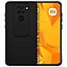 Custodia Tpu Silicone Cover Case Per Xiaomi Redmi Note 9 Black - Foto miniatura 1