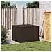 Contenitore Da Giardino Marrone 291l In Polyrattan - Foto miniatura 3