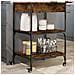 Carrello Da Cucina Rovere Fumo 60x48x89,5 Cm Legno Multistrato - Foto miniatura 1