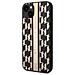 Cover Per Iphone 14 Plus Pu Monogram Stripe, Nero - Foto miniatura 1