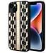 Cover Per Iphone 14 Plus Pu Monogram Stripe, Nero - Foto miniatura 2