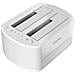 ASDS-D02W docking station per unità di archiviazione USB 3.2 Gen 1 (3.1 Gen 1) Type-B Bianco - Foto miniatura 1