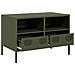 Mobile Tv Verde Oliva 68x39x43,5cm In Acciaio Laminato A Freddo - Foto miniatura 10