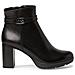 Black Elegant Closed Booties Stivaletti Pelle Scarpe Donna Nero Eu 38, 1-25014-41 001 - Foto miniatura 2