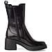 Black Casual Closed Chelsea Booties Stivaletti Pelle Scarpe Donna Nero Eu 36, 1-25451-43 001 - Foto miniatura 3