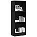 Libreria Rovere Nero 40x24x109 cm in Truciolato - Foto miniatura 4