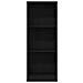 Libreria Rovere Nero 40x24x109 cm in Truciolato - Foto miniatura 6