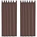 Tende In Voile Con Linguetta 2 Pz Marrone - Foto miniatura 1