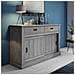 Madia Anthony 52 Con 2 Ante Scorrevoli E 2 Cassetti Colore Ancona Oak Stile Shabby - Foto miniatura 1
