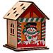 Ciondolo 3 Casa Di Legno Bambola E Neve - Foto miniatura 1