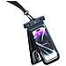 Custodia Impermeabile Per Smartphone 7” A Doppia Tasca Ip68, Nero - Foto miniatura 5