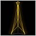 Albero di Natale a LED 483 LED Bianco Caldo 240 cm - Foto miniatura 2