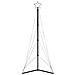 Albero di Natale a LED 483 LED Bianco Caldo 240 cm - Foto miniatura 5