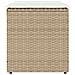 Sgabelli Giardino con Cuscini 4pz Beige 40x40x43 cm Polyrattan - Foto miniatura 4