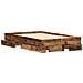 Struttura Letto  con Cassetti Legno Vecchio 120x200 cm Legno Ingegnerizzato - Foto miniatura 5